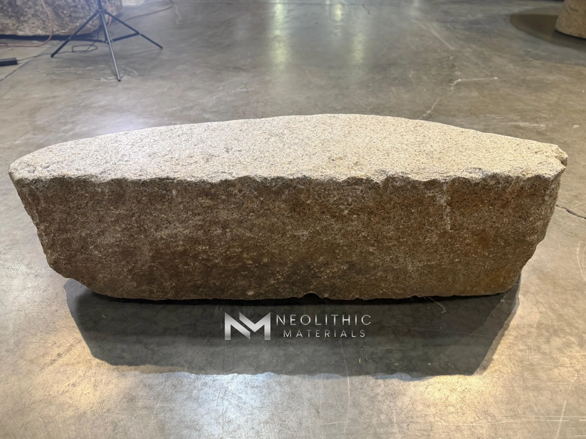 Antique Granite Bench - Image 4